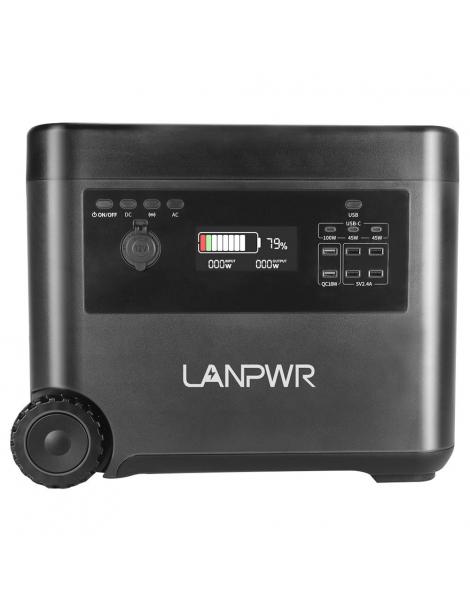 LANPWR Centrale Elettrica Portatile Generatore Solare LifePo4 Da 2160Wh