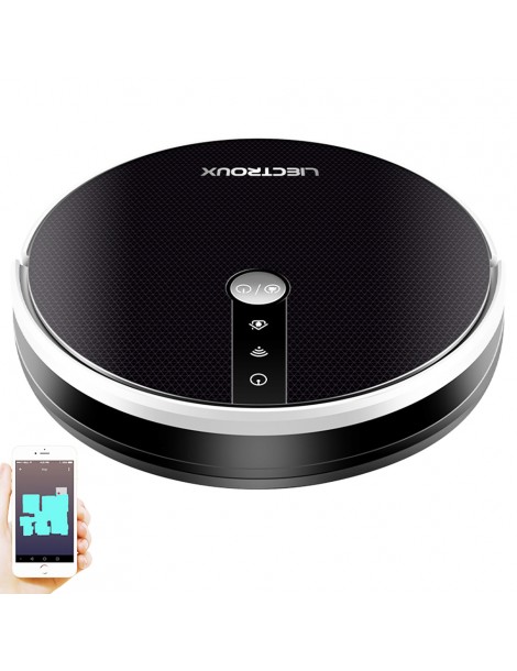 LIECTROUX C30B 6000Pa Aspirazione Elettrica Con Serbatoio D'acqua E AI Map Navigation WiFi App Robot Aspirapolvere Versione UE