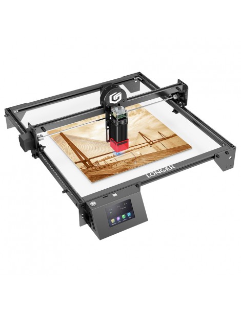LONGER RAY5 10W Incisore laser spot laser 0 06x0 06mm incisione offline chipset 32 bit connessione WiFi 400x400mm