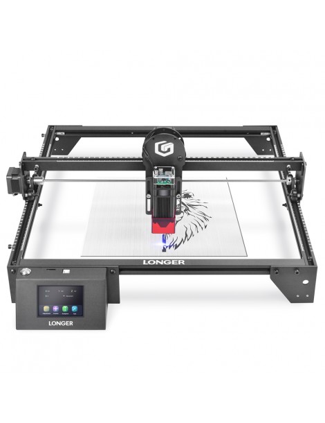 LONGER RAY5 5.5W 60W FAC Taglierina Per Incisione Laser Chipset ESP32 Connessione WIFI Schermo Touch Da 3 5"