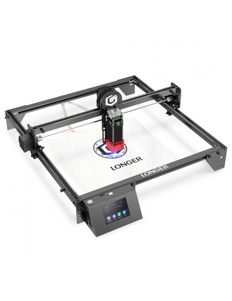 LONGER RAY5 5.5W 60W FAC Taglierina per incisione laser Chipset ESP32 Connessione WIFI Schermo Touch da 3 5"