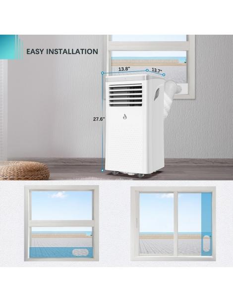 LUKO A011D1-7K 3 In 1 Condizionatore D'aria Portatile Deumidificatore 7000BTU Capacità Di Raffreddamento