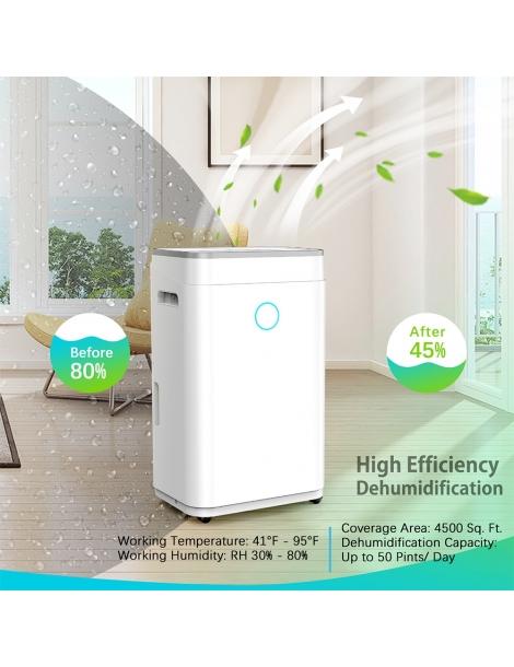 LUKO OL20-D030A Deumidificatore Portatile Per La Casa Capacità Di Deumidificazione Di 20L