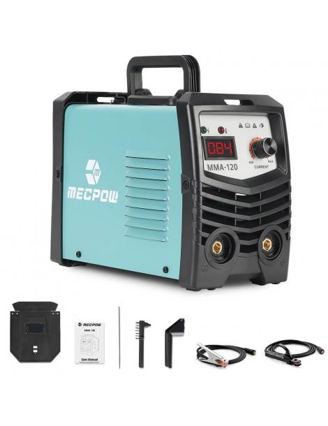 Mecpow MMA-120 Saldatrice A Doppia Tensione Display A LED Modalità Di Controllo IGBT Funzione Di Avvio A Caldo