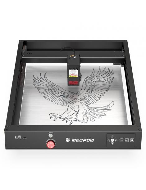 Mecpow X4 Incisore Laser Da 22W Con Air Assist Integrato Area Di Incisione Di 400 X 410 Mm Spot Laser Da 0 08 Mm X 0 1 Xmm