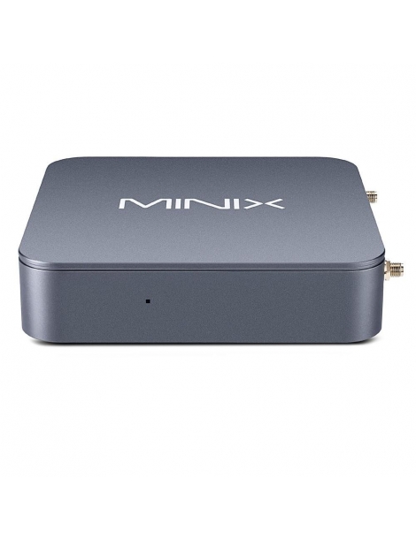 MINIX J51-C8 Max Mini PC In Alluminio Windows 11 Pro 8GB DDR4 512GB M.2 PCIe NVMe SSD WiFi 6 - Grigio Metallizzato