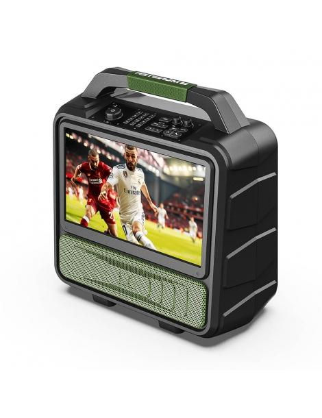 Monster VMay TV Portatile Relatore Del Partito Da Esterno Con Antenna TV Tuner Schermo 15.6' 1080P Audio 60W