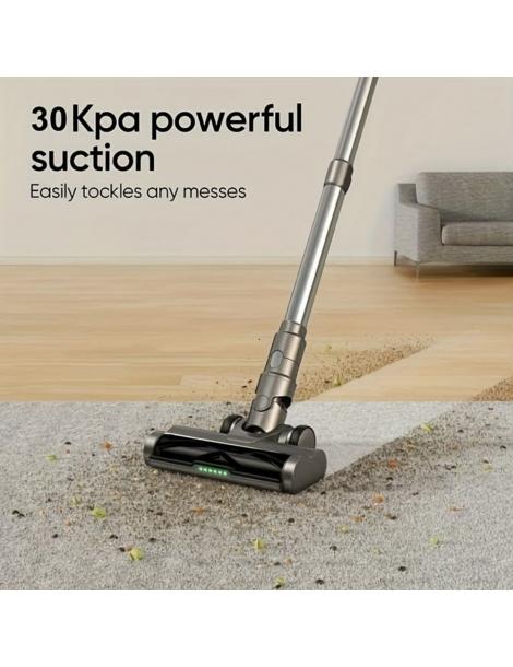 MOOSOO TD1-Mate Aspirapolvere Senza Fili Aspirazione 33kPa Autonomia 45min - Grigio