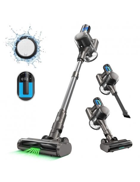 MOOSOO TD1-Mate Aspirapolvere Senza Fili Aspirazione 33kPa Autonomia 45min - Grigio