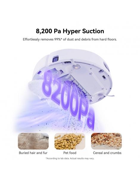 Narwal Freo X Ultra Aspirapolvere Robot Aspirazione 8200Pa Autonomia 210min Navigazione Tri-Laser