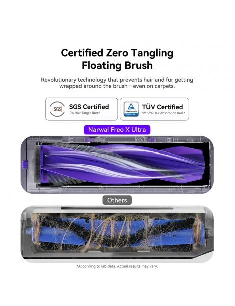 Narwal Freo X Ultra Aspirapolvere Robot Aspirazione 8200Pa Autonomia 210min Navigazione Tri-Laser