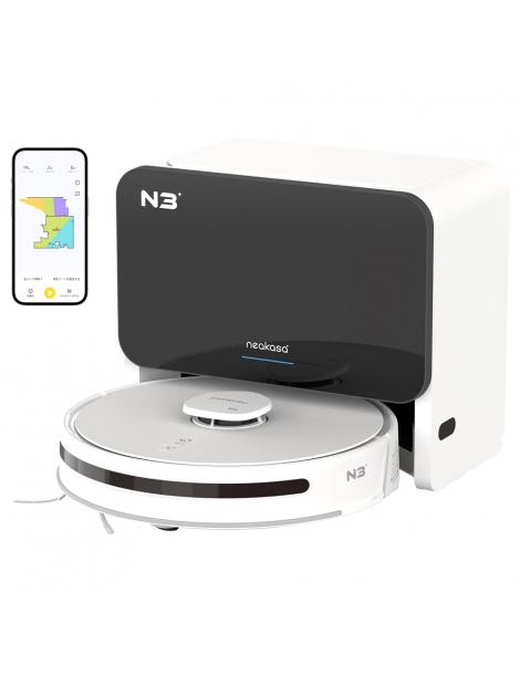 Neakasa NoMo N3 4000Pa Robot aspirapolvere con stazione di auto-svuotamento navigazione LDS + SLAM