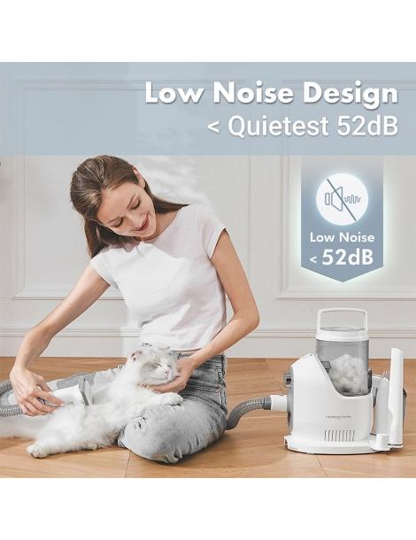 Neakasa P2 Pro Tagliacapelli Per Cani Con Aspirapolvere-Grigio Bianco