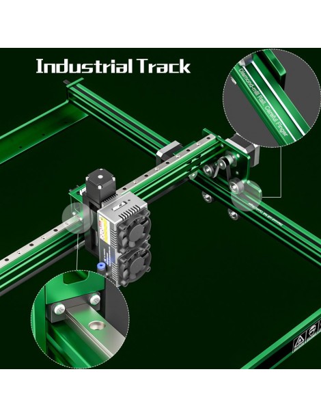 NEJE Max 4 E80 Taglierina Con Incisore Laser Potenza Ottica 24W Messa A Fuoco Fissa Assistenza Pneumatica Automatica
