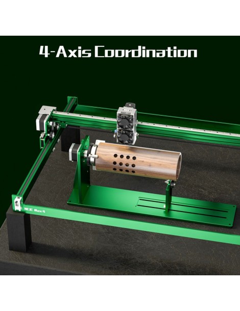 NEJE Max 4 E80 Taglierina Con Incisore Laser Potenza Ottica 24W Messa A Fuoco Fissa Assistenza Pneumatica Automatica