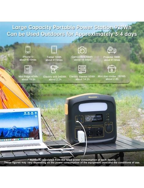 Newsmy N1200 Stazione Di Alimentazione Portatile Batterie LiFePO4 Da 921Wh