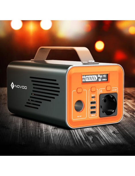 NOVOO ESS 230WH / 200W Stazione Di Alimentazione Portatile Per Campeggio Viaggio All'Aperto Interruzione Di Corrente