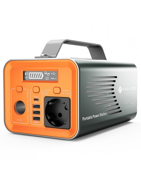 NOVOO ESS 230WH / 200W Stazione di Alimentazione Portatile per Campeggio Viaggio all'Aperto Interruzione di corrente