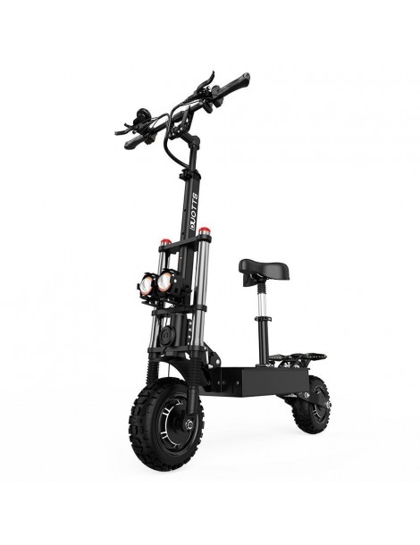 OOTD D88 Scooter Elettrico Pieghevole Con Pneumatici Off-Road Da 11 Pollici - Doppio Motore 2800W*2 E Batteria 60V 38Ah