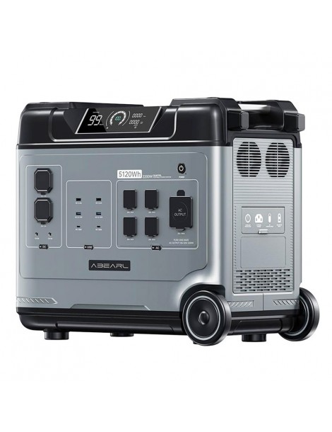 OUKITEL ABEARL P5000 Stazione Di Alimentazione Portatile Batteria LiFePO4 Da 5120Wh Uscita Da 2200 W UPS Da 2000 W