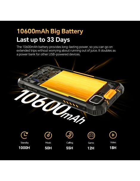 OUKITEL WP23 Pro Smartphone Robusto 8GB RAM 128GB ROM Batteria Da 10600mAh Display HD Da 6.52' Sistema Operativo Android 13