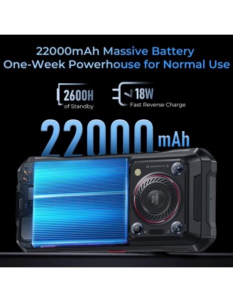 OUKITEL WP33 Pro 6 6 Pollici FHD Telefono Robusto 5G MTK Dimensity 6100 + 24GB (8 + 16) RAM + 256GB ROM
