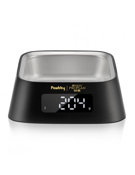 Pawbby Dosatore Intelligente di Cibo per Animali con 4 unità di Pesatura Acciaio Inox 304 Registrazione dei Pasti su App