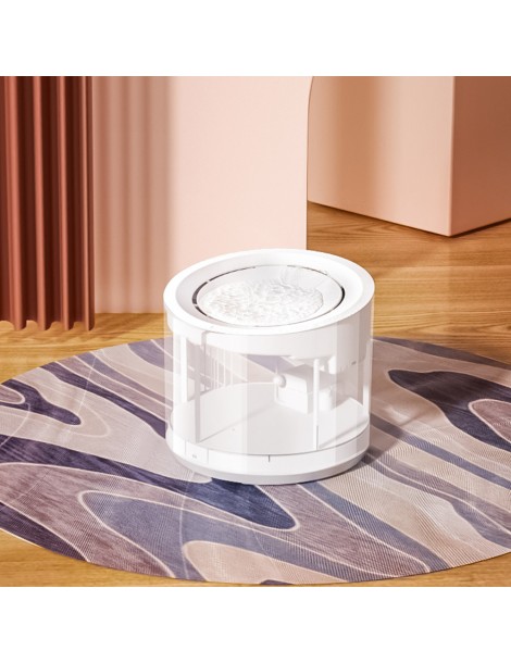 Petree 1.8L Distributore D'acqua Per Animali Domestici Sistema Di Purificazione Impermeabile A 4 Strati Filtrazione Del Pelo