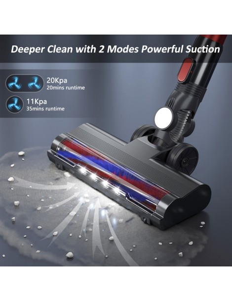 PRETTYCARE W100 Aspirapolvere A Batteria Aspirazione 20KPa