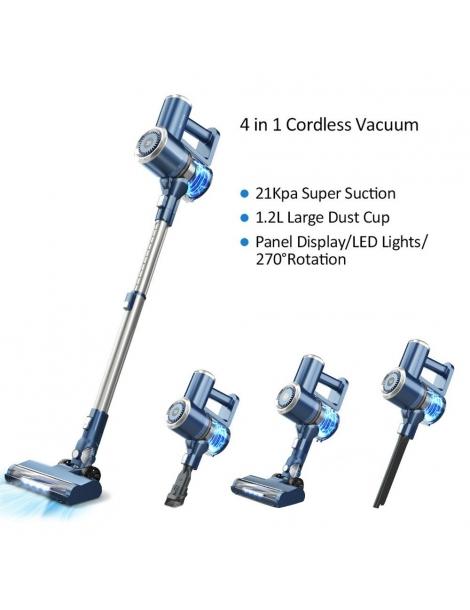 PRETTYCARE W200 Aspirapolvere Portatile A Batteria Aspirazione 21KPa