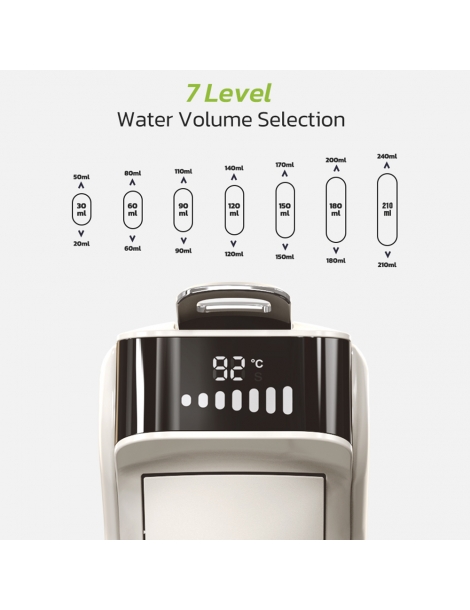 [Prevendita]HiBREW H1B Caffettiera A Cialde 6 In 1 Estrazione A Pressione Da 20 Bar