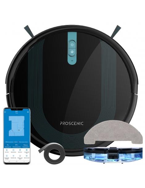 Proscenic 850T Robot Aspirapolvere E Lavapavimenti Aspirazione 3000Pa - Nero