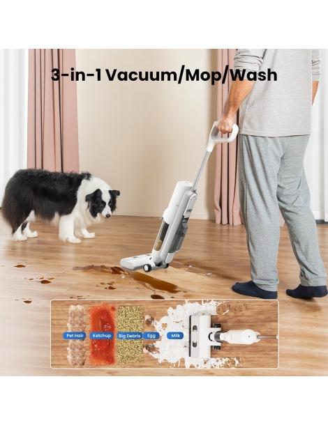 Proscenic F10 Pro Aspirapolvere Lavapavimenti Senza Fili 30 Minuti Di Autonomia Autopulente Schermo LED