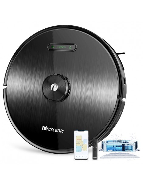 Proscenic M8 Robot Aspirapolvere con Navigazione Lidar 3 in 1 Aspiratore Robot e Mop con una Forte Aspirazione di 2700Pa
