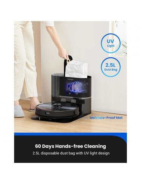 Proscenic M9 Aspirapolvere Robot Aspirazione Da 4500Pa Navigazione LiDAR Svuotamento Automatico