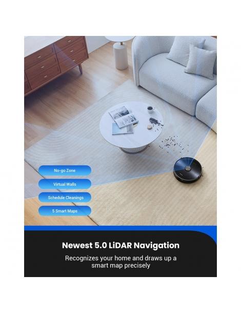 Proscenic M9 Aspirapolvere Robot Aspirazione Da 4500Pa Navigazione LiDAR Svuotamento Automatico