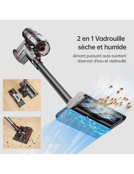 Proscenic P11 Aspirapolvere a bastone senza sacchetto senza fili 25KPa Aspirazione