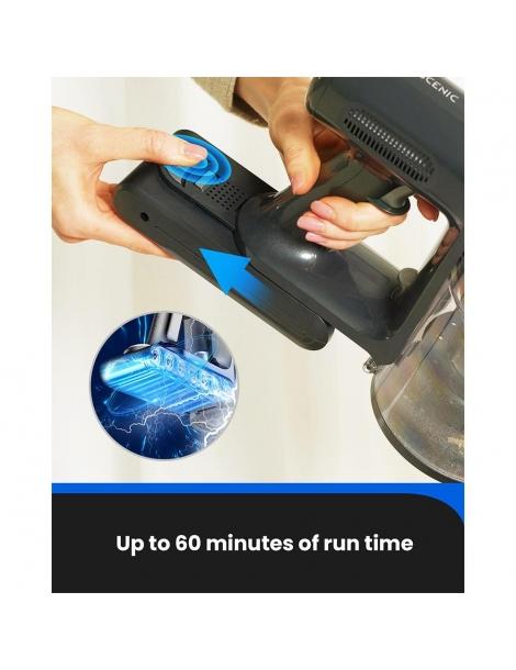 Proscenic P12 Aspirapolvere A Batteria Forte Aspirazione Da 33KPa Grande Pattumiera Da 1 2L Autonomia Di 60 Minuti