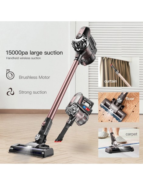 Proscenic P8 Plus Aspirapolvere Manuale Cordless Aspirazione 15000Pa Potenza Motore 180W Batteria Removibile 2200mAh