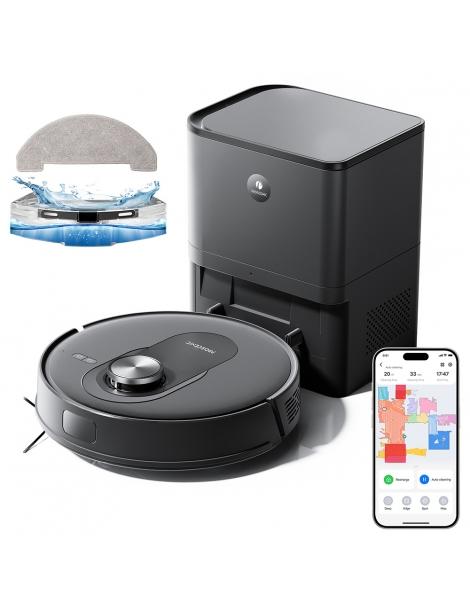 Proscenic Q8 Max Robot Aspirapolvere con Stazione di Svuotamento Automatico Aspirazione 4200Pa