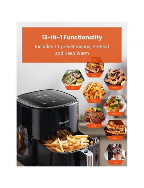 Proscenic T22 Friggitrice Ad Aria Capacità 5L 1500W Con 13 Preset Rivestimento Antiaderente Tecnologia Intelligente SuperDenoise