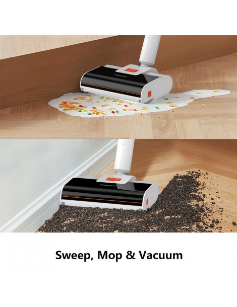 Proscenic Washvac F16 Aspirapolvere A Secco E A Umido Senza Filo Aspirapolvere Spazzatrice 3 In 1 Autopulente