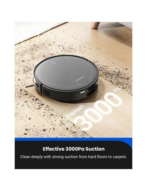 Proscenic X1 Aspirapolvere Robot Con Base Auto-vuotante Aspirazione Da 3000Pa Tampone Vibrante Vibra 3000 Volte Al Minuto