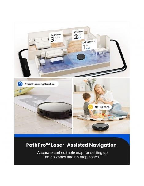 Proscenic X1 Aspirapolvere Robot Con Base Auto-vuotante Aspirazione Da 3000Pa Tampone Vibrante Vibra 3000 Volte Al Minuto