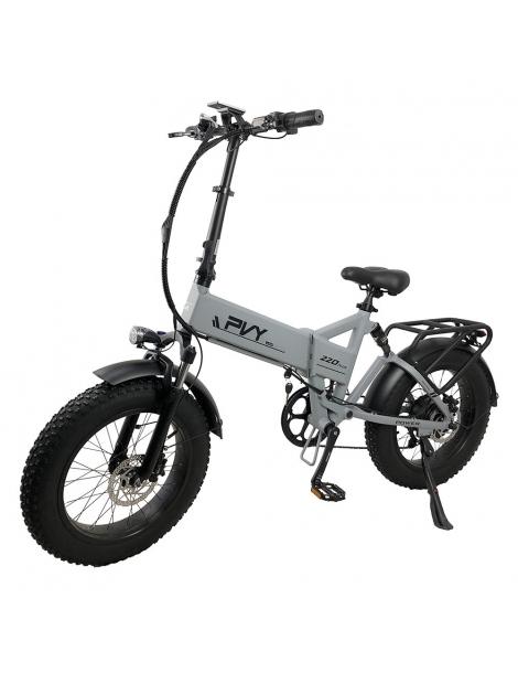 PVY Z20 Plus E-Bike Pieghevole Gomme Grasse 20*4.0in Motore 500W 14.5Ah Batteria- Grigio