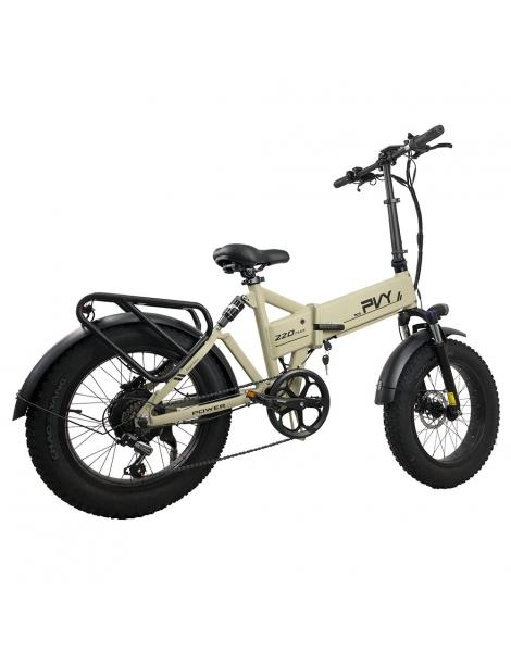 PVY Z20 Plus E-Bike Pieghevole Gomme Grasse 20*4.0in Motore 500W - Cachi