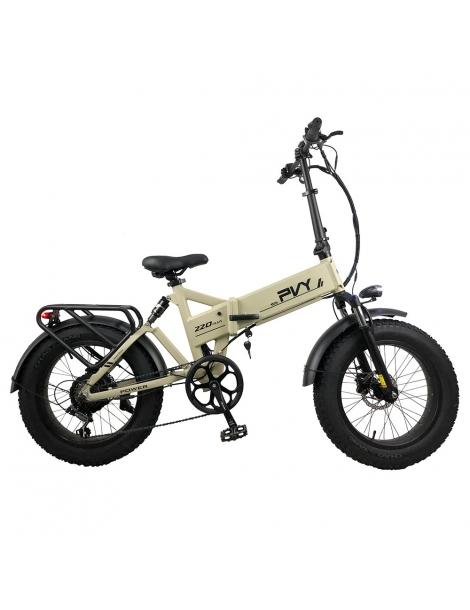 PVY Z20 Plus E-Bike pieghevole gomme grasse 20*4.0in Motore 500W - Cachi