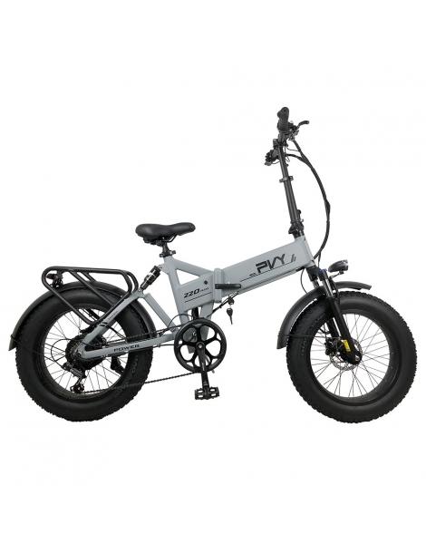 PVY Z20 Plus E-Bike Pieghevole Gomme Grasse 20*4.0in Motore 500W 14.5Ah Batteria- Grigio