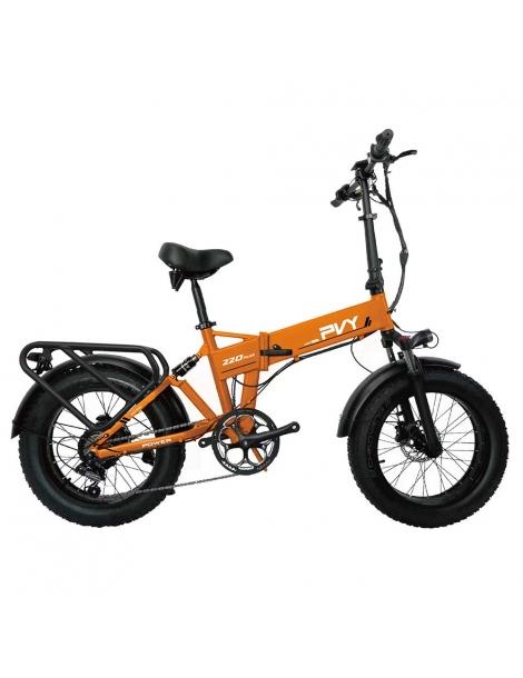 PVY Z20 Plus Pieghevole Fat Tires E-bike 1000W 16.5Ah- Arancio