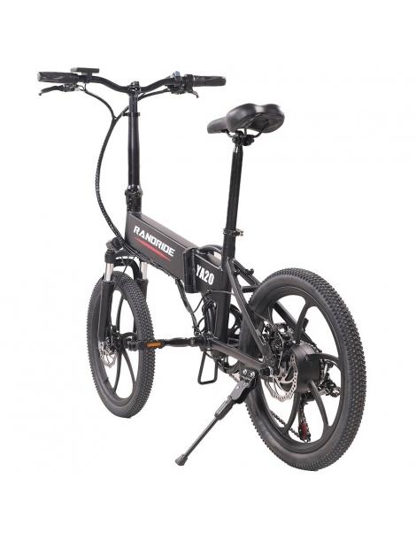 RANDRIDE YA20 Bici Elettrica Pieghevole 500W Motore 40km/h Velocità Massima 48V 12.8Ah Batteria 80-90 Autonomia Massima